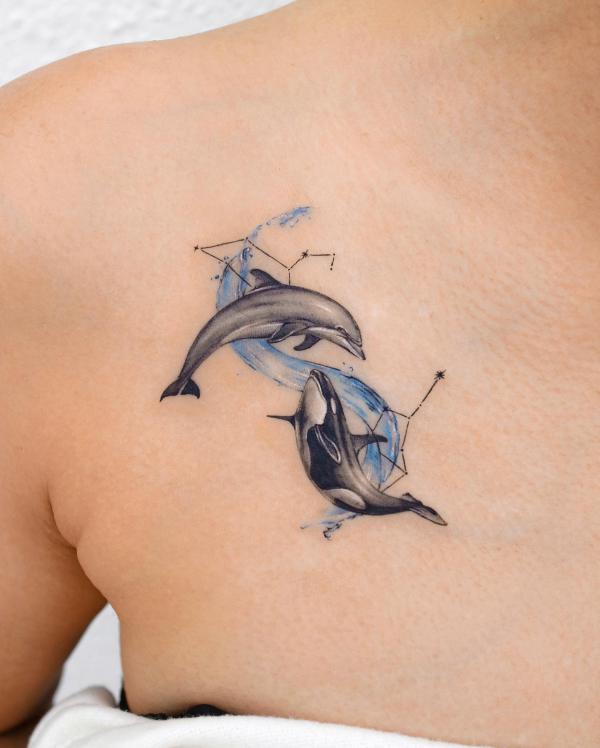 130 Lovely Dolphin Tattoos and Meanings