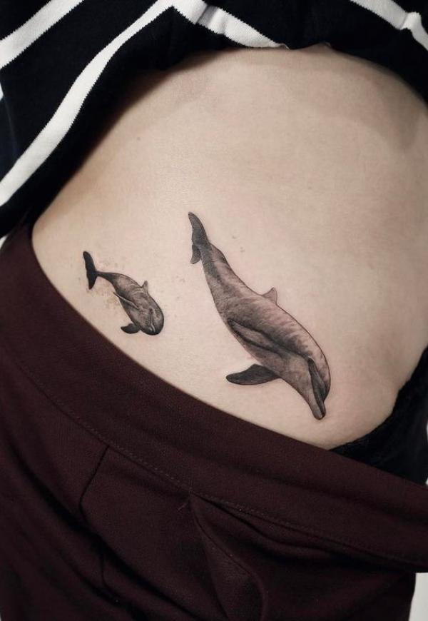 130 Lovely Dolphin Tattoos and Meanings