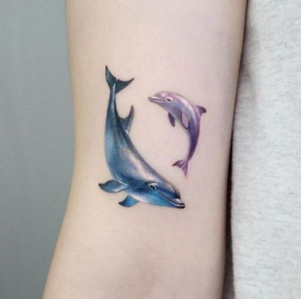 130 Lovely Dolphin Tattoos and Meanings