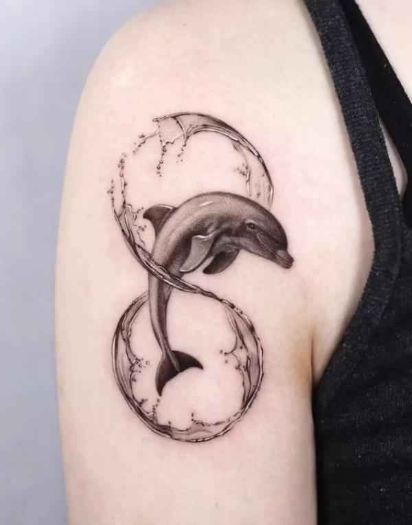 130 Lovely Dolphin Tattoos and Meanings