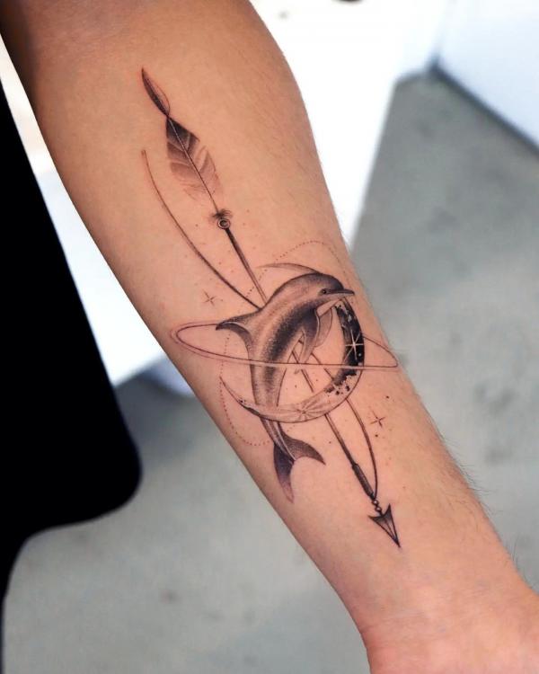 130 Lovely Dolphin Tattoos and Meanings