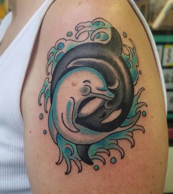 130 Lovely Dolphin Tattoos and Meanings