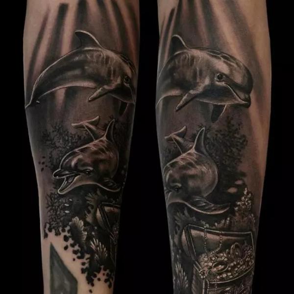 130 Lovely Dolphin Tattoos and Meanings