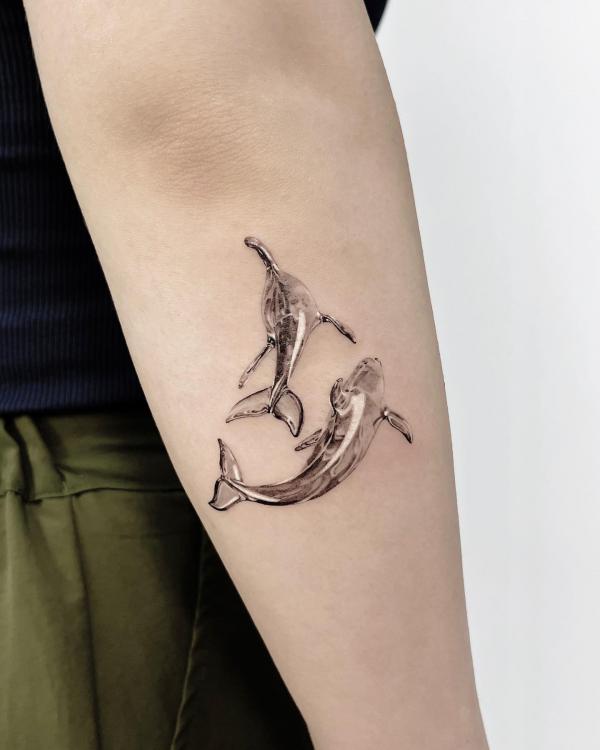 130 Lovely Dolphin Tattoos and Meanings