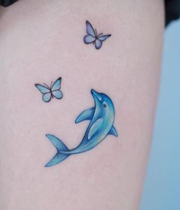 130 Lovely Dolphin Tattoos and Meanings