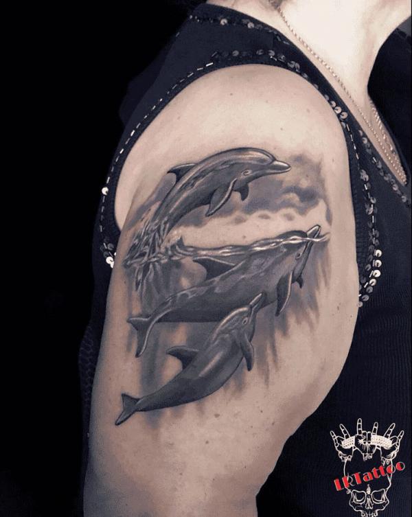 130 Lovely Dolphin Tattoos and Meanings