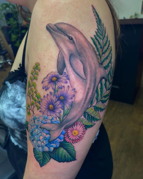 130 Lovely Dolphin Tattoos and Meanings
