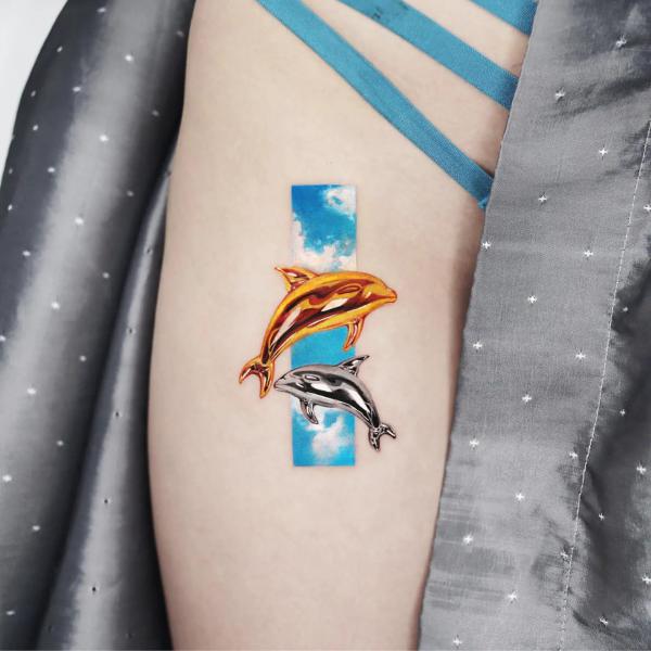 130 Lovely Dolphin Tattoos and Meanings