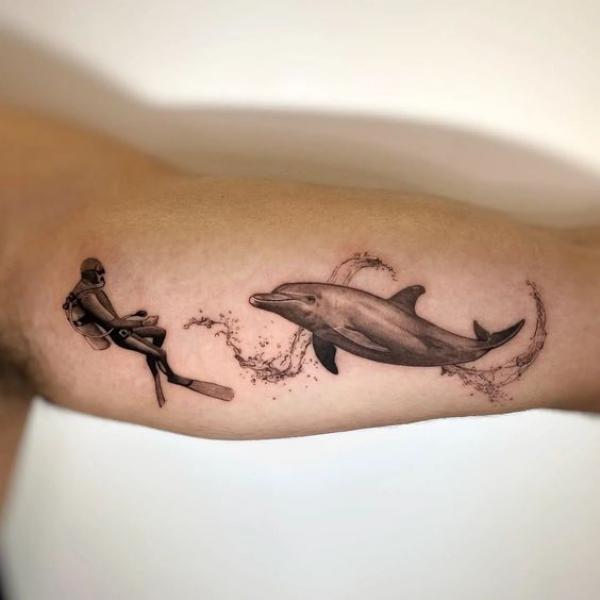 130 Lovely Dolphin Tattoos and Meanings