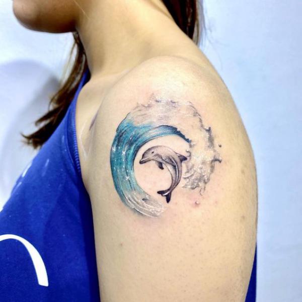 130 Lovely Dolphin Tattoos and Meanings