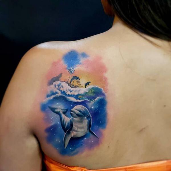 130 Lovely Dolphin Tattoos and Meanings