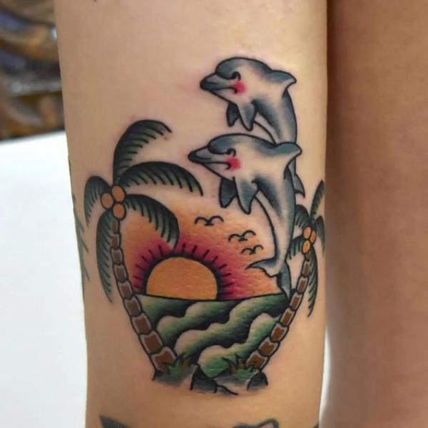 130 Lovely Dolphin Tattoos and Meanings