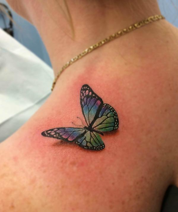 3D Butterfly Tattoos – A Beautiful Blend of Art and Meaning