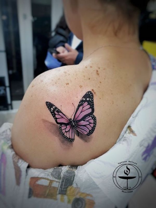 3D Butterfly Tattoos – A Beautiful Blend of Art and Meaning