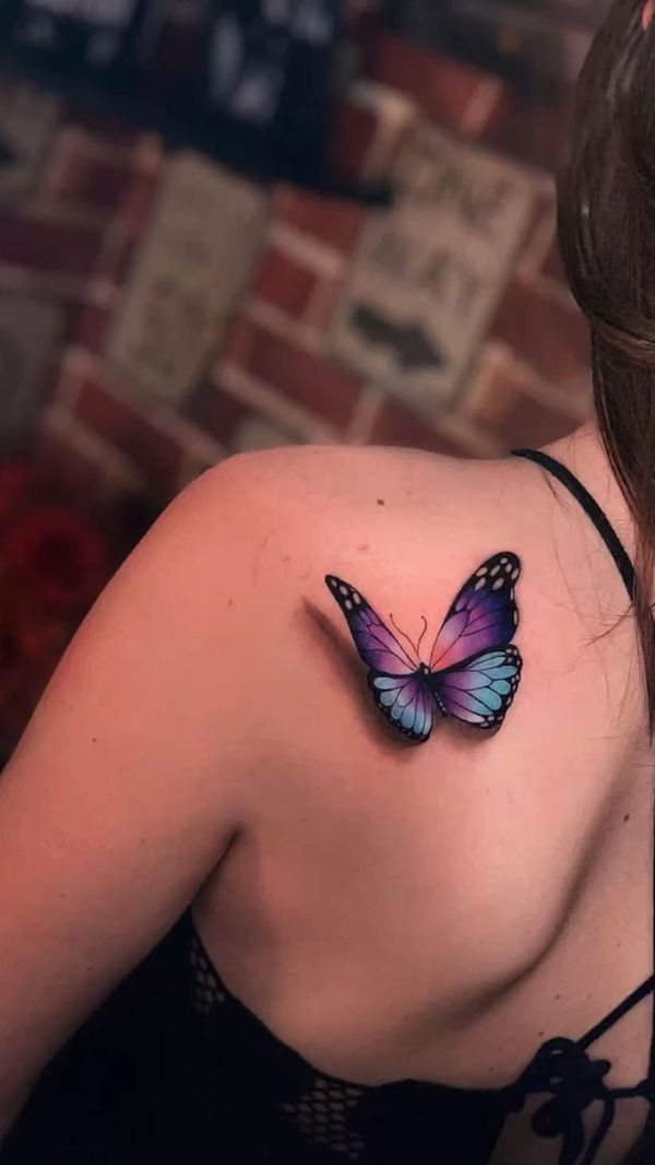 3D Butterfly Tattoos – A Beautiful Blend of Art and Meaning