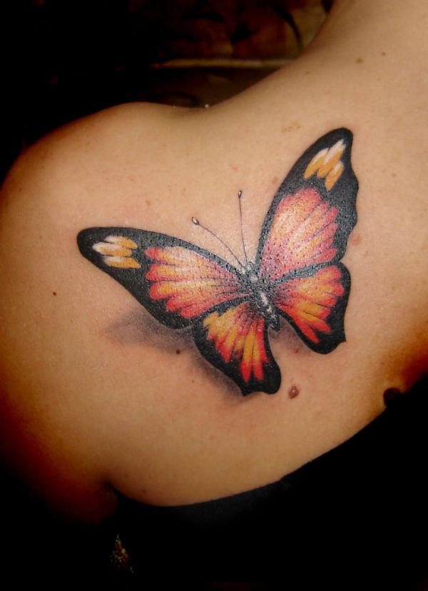 3D Butterfly Tattoos – A Beautiful Blend of Art and Meaning