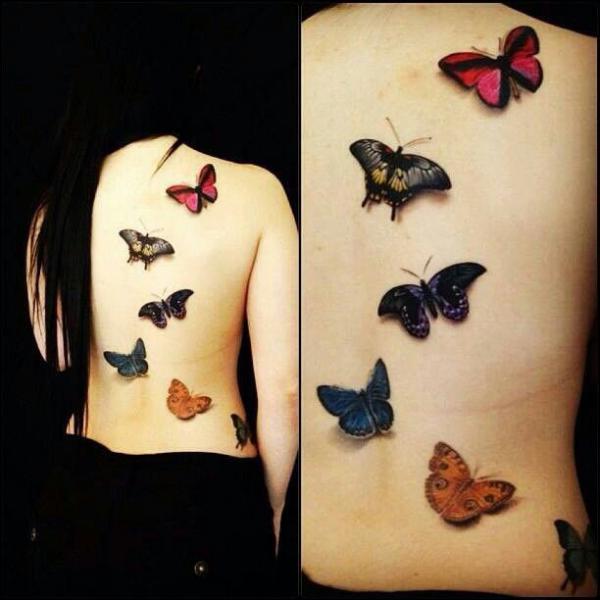 3D Butterfly Tattoos – A Beautiful Blend of Art and Meaning