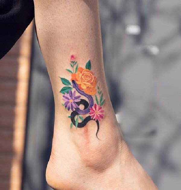 70 Ankle Tattoos for Women: Adding Spice to Your Step!