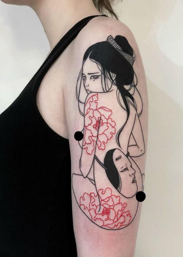110 Beautiful Geisha Tattoos You will Love