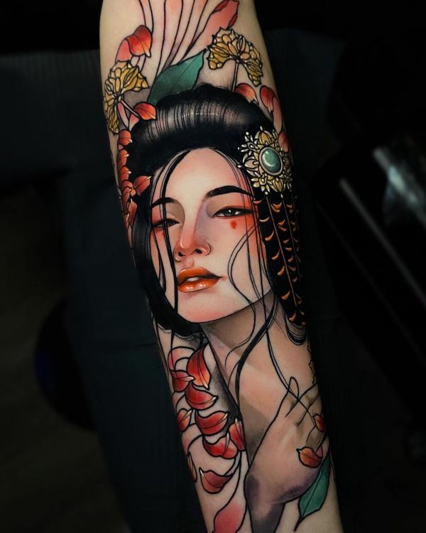 110 Beautiful Geisha Tattoos You will Love