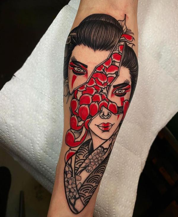 110 Beautiful Geisha Tattoos You will Love