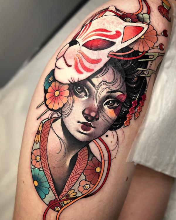 110 Beautiful Geisha Tattoos You will Love