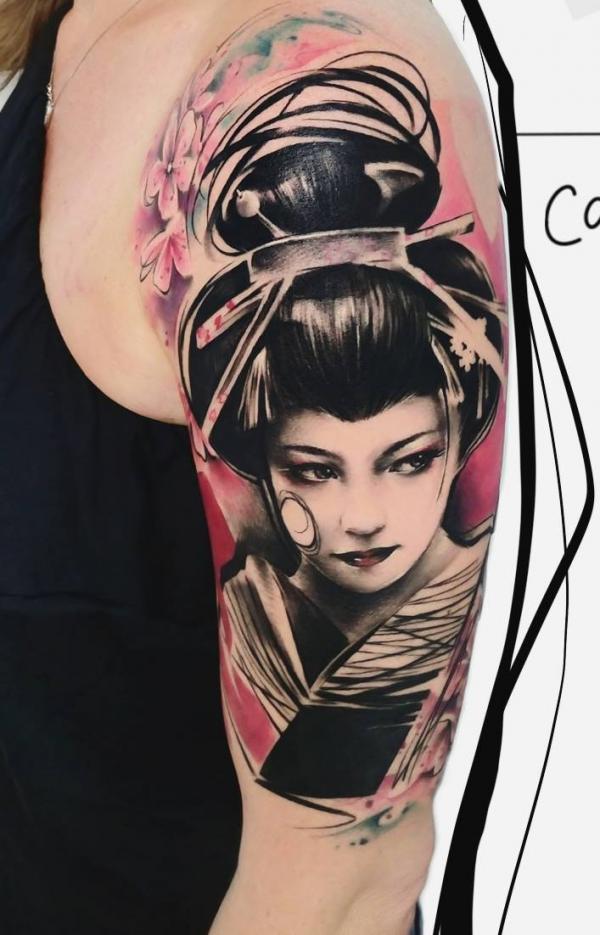 110 Beautiful Geisha Tattoos You will Love