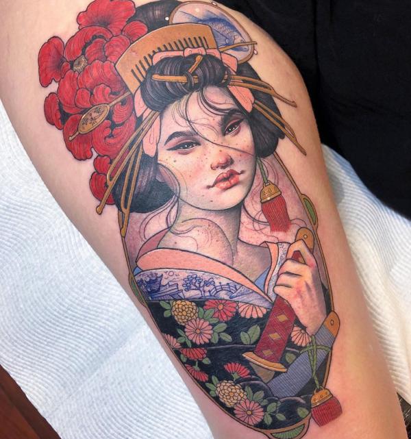 110 Beautiful Geisha Tattoos You will Love