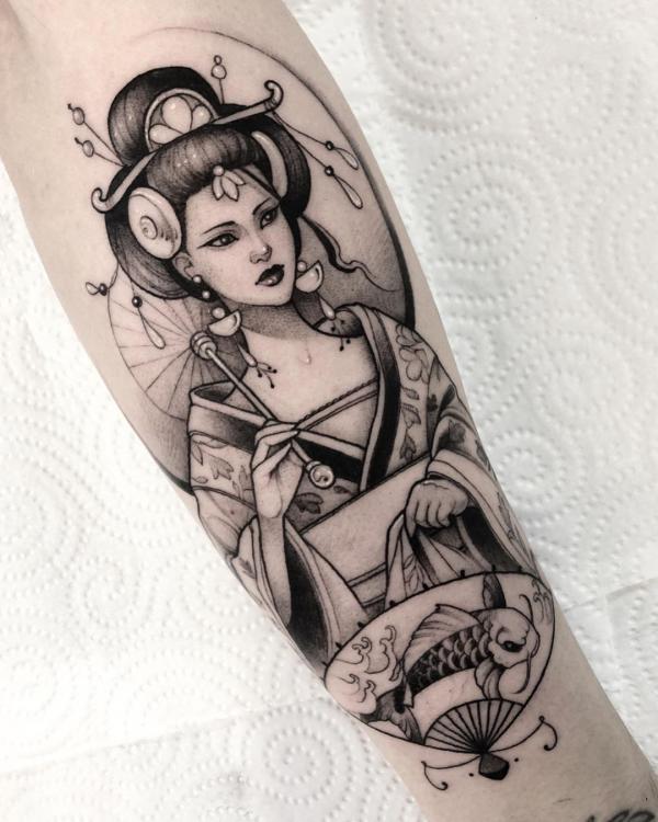 110 Beautiful Geisha Tattoos You will Love