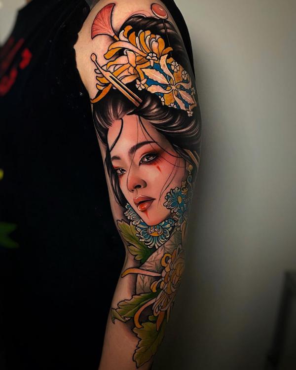 110 Beautiful Geisha Tattoos You will Love