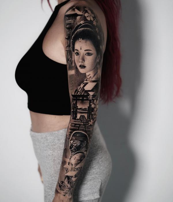 110 Beautiful Geisha Tattoos You will Love