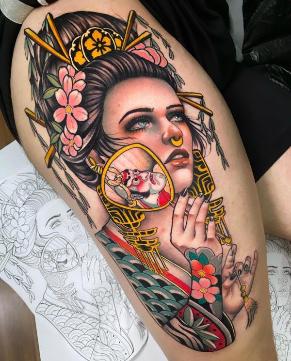 110 Beautiful Geisha Tattoos You will Love