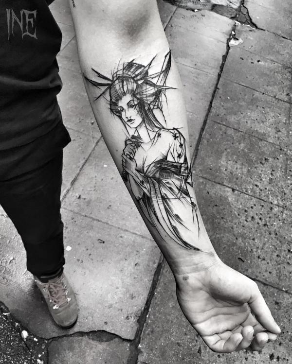110 Beautiful Geisha Tattoos You will Love