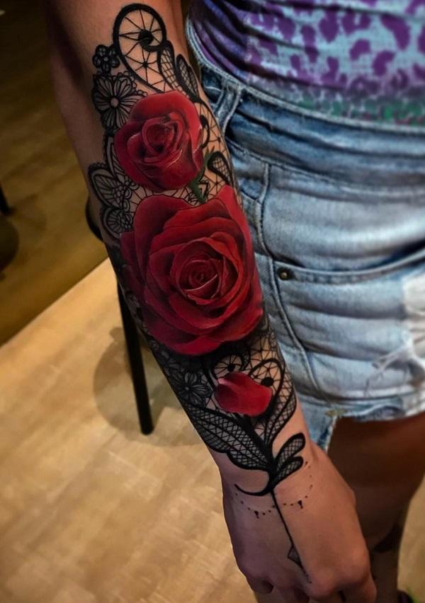Unveiling 60+ Alluring Lace Tattoos for Women