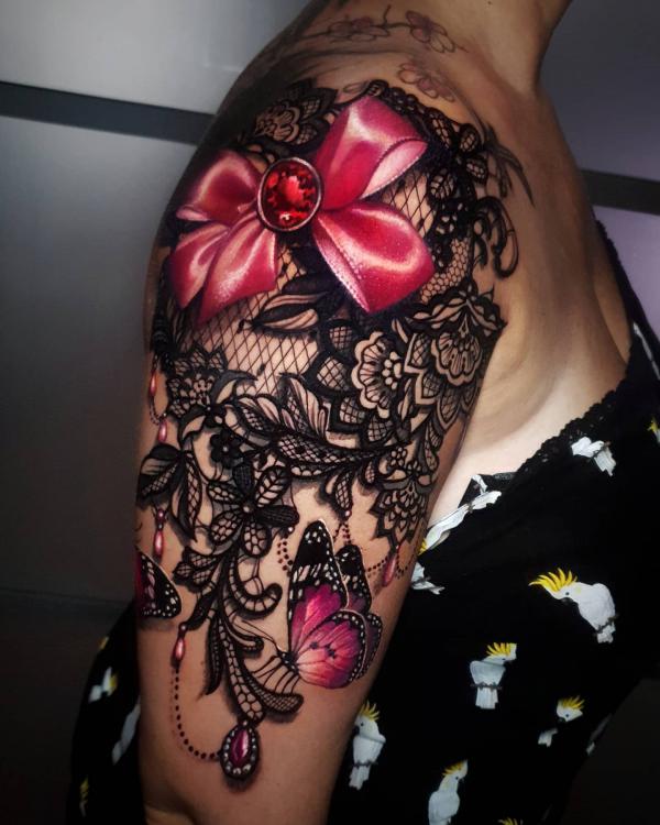 Unveiling 60+ Alluring Lace Tattoos for Women