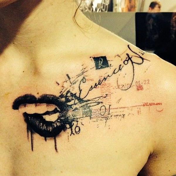 30+ Incredible Lip Tattoos