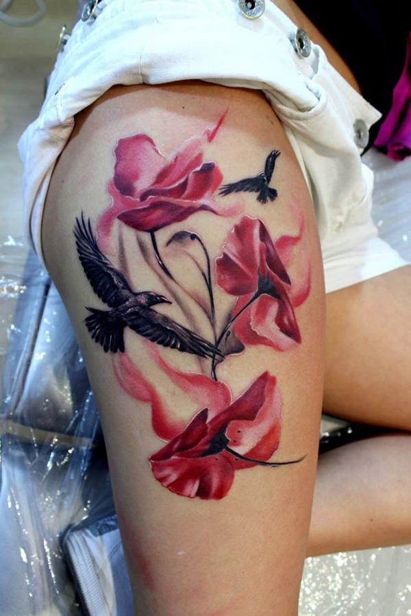 60 Beautiful Poppy Tattoos