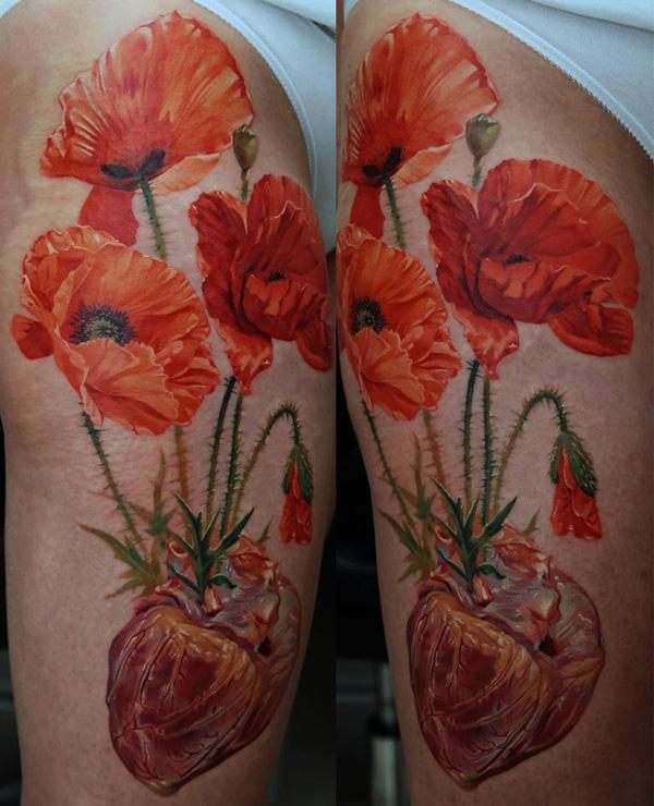 60 Beautiful Poppy Tattoos