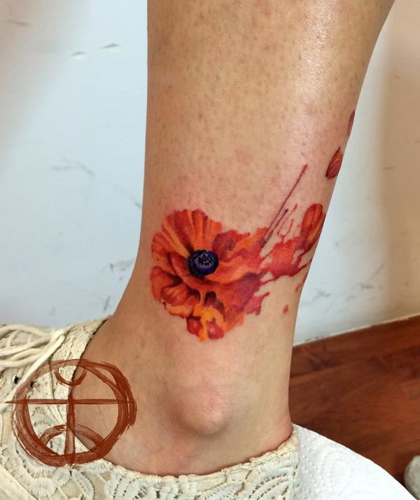 60 Beautiful Poppy Tattoos