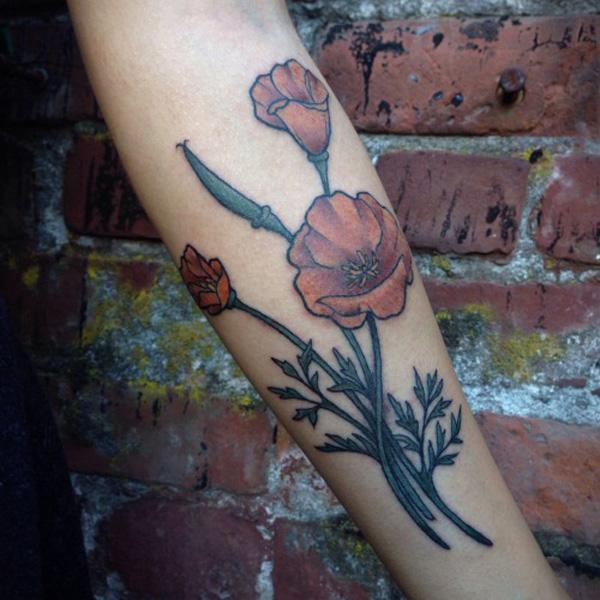 60 Beautiful Poppy Tattoos