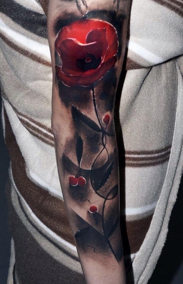 60 Beautiful Poppy Tattoos