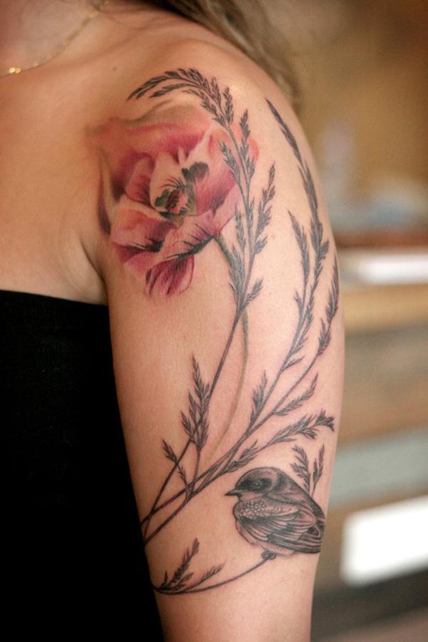 60 Beautiful Poppy Tattoos