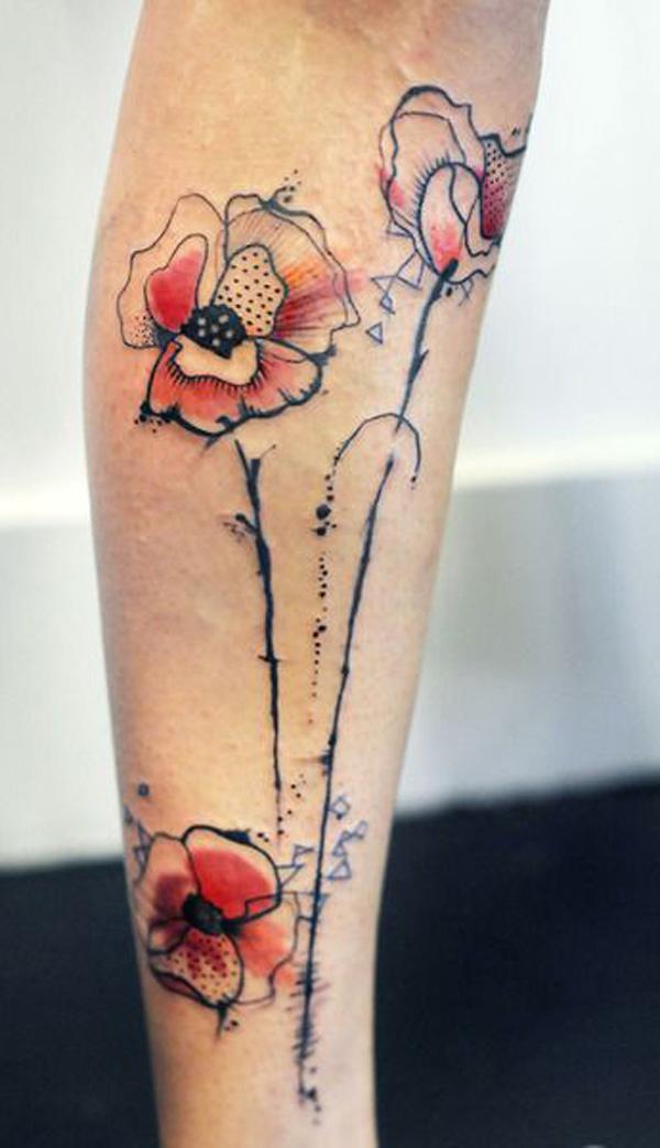 60 Beautiful Poppy Tattoos