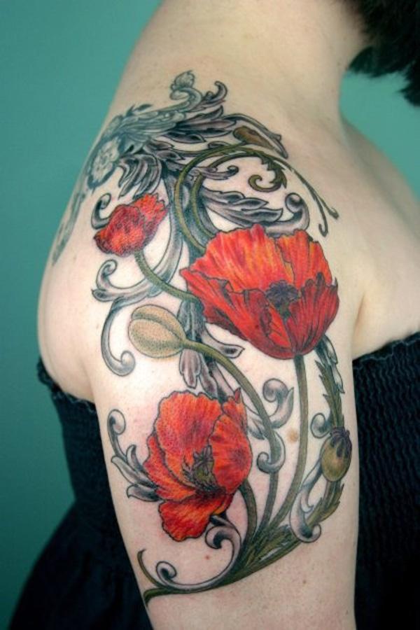60 Beautiful Poppy Tattoos