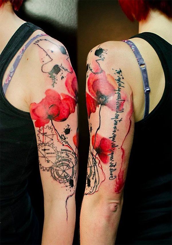 60 Beautiful Poppy Tattoos