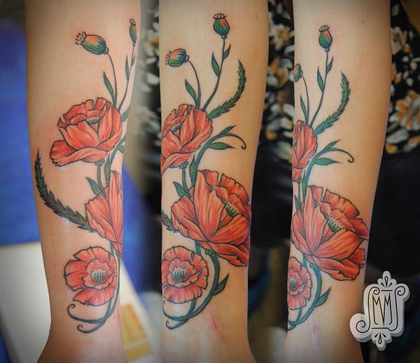 60 Beautiful Poppy Tattoos