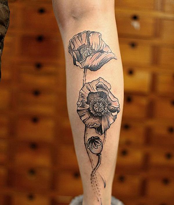 60 Beautiful Poppy Tattoos