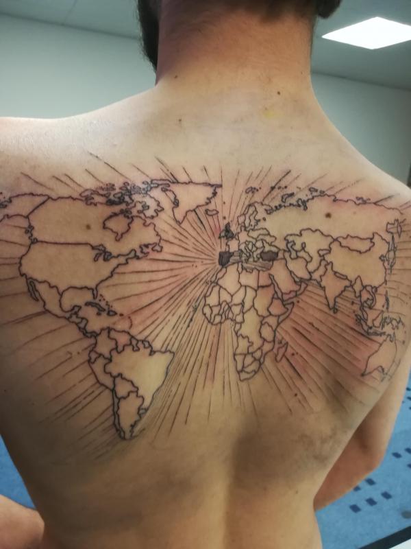 70 Awesome Map Tattoo Designs with Meaning