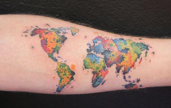 70 Awesome Map Tattoo Designs with Meaning