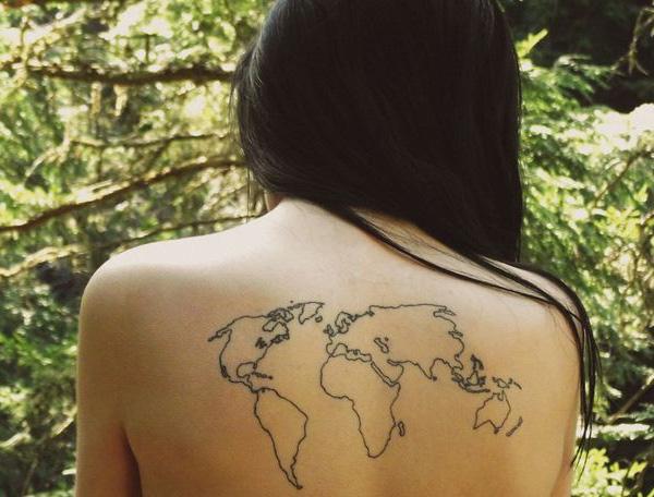 70 Awesome Map Tattoo Designs with Meaning